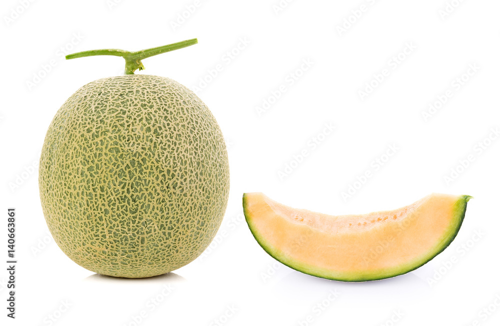 melon isolated on white background melon isolated on white background