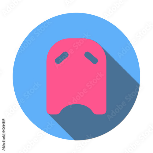 Swimming board icon. This flat icon can be used for the web.