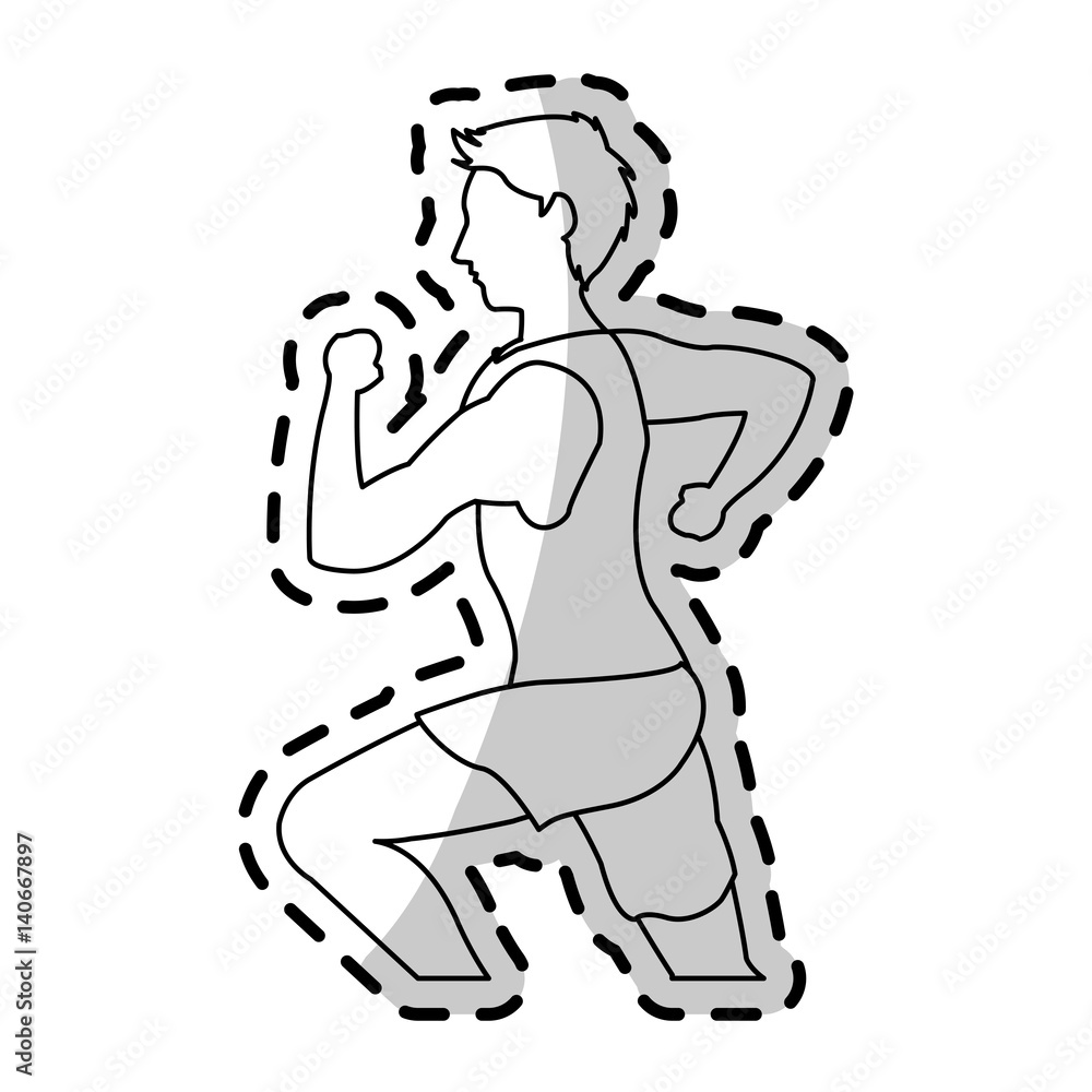 running man sport or health icon image vector illustration design running man sport or health icon image vector illustration design