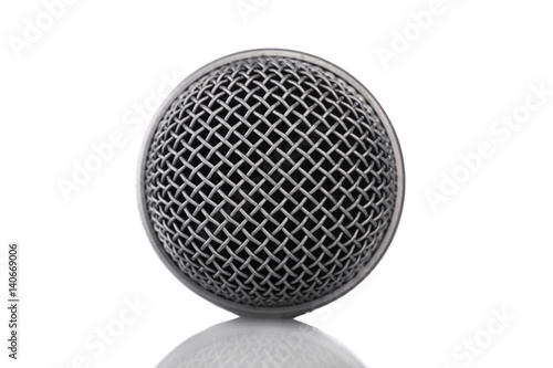 head microphone isolated on white background © aleksandarfilip