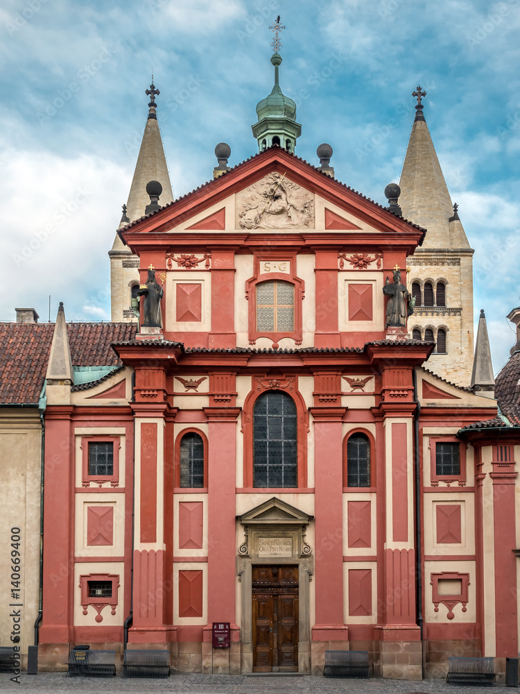 St. George's Basilica at Prague Castle in Prague