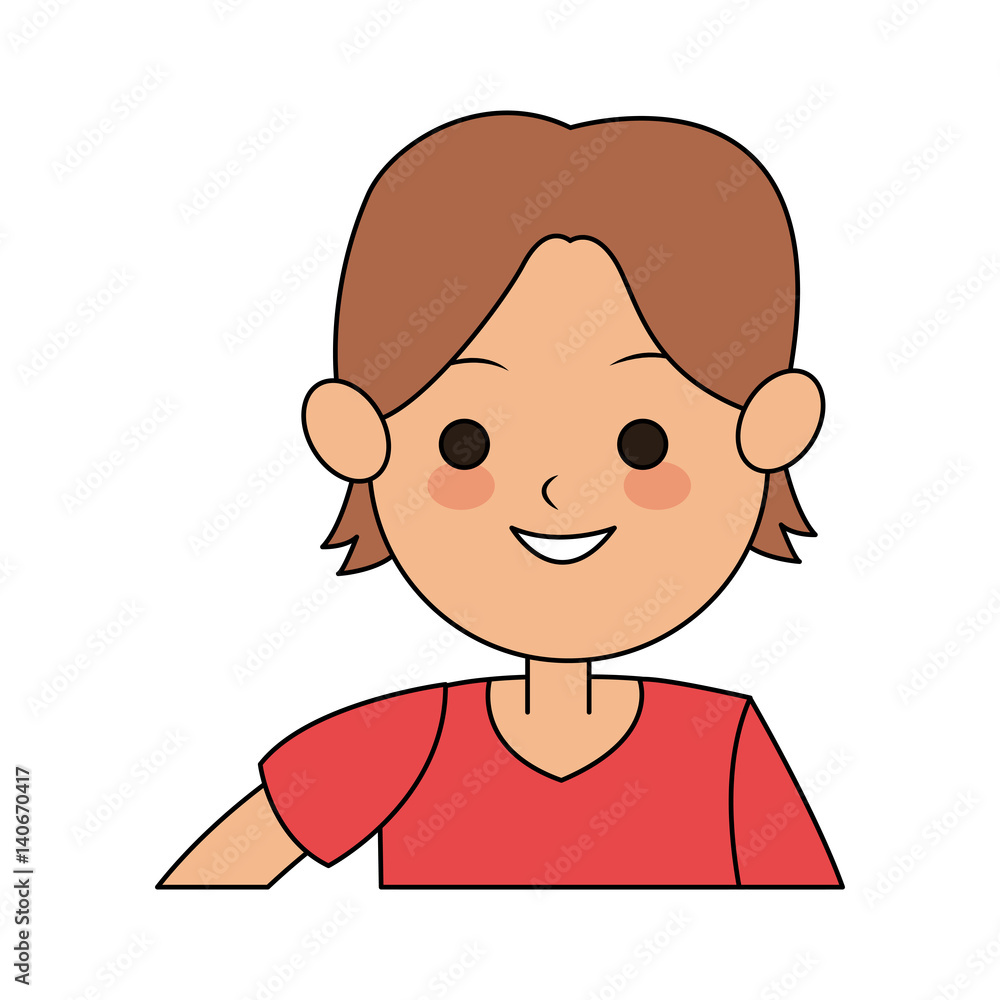 happy boy icon image vector illustration design 