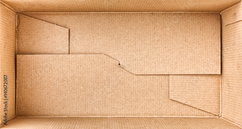 Cardboard box for things.