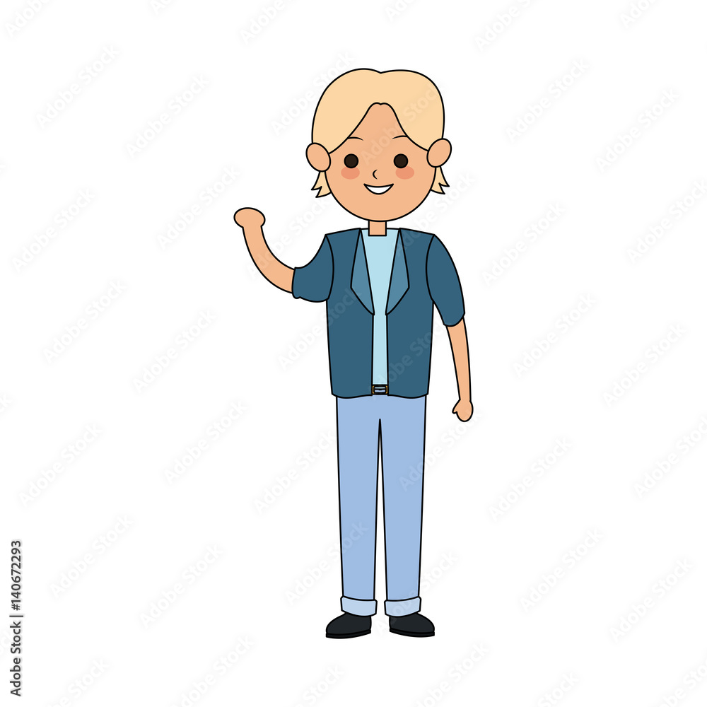 young man cute cartoon icon image vector illustration design young man cute cartoon icon image vector illustration design