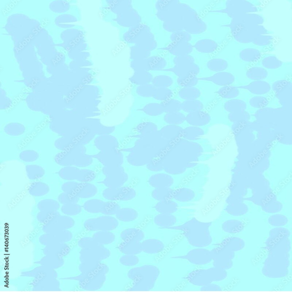 Abstract background of blue flowing paint spots of light and dark throughout the drawing Abstract background of blue flowing paint spots of light and dark throughout the drawing