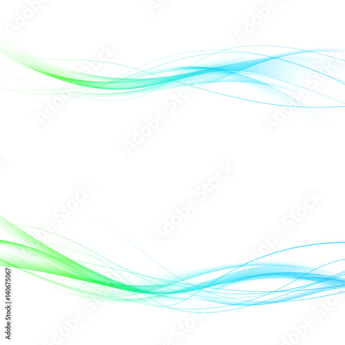 Futuristic geometrical swoosh wave lines layout