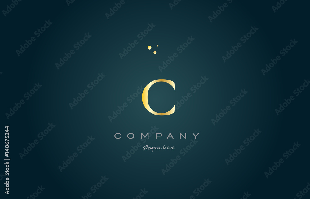 c gold golden luxury alphabet letter logo icon template c gold golden luxury alphabet letter logo icon template