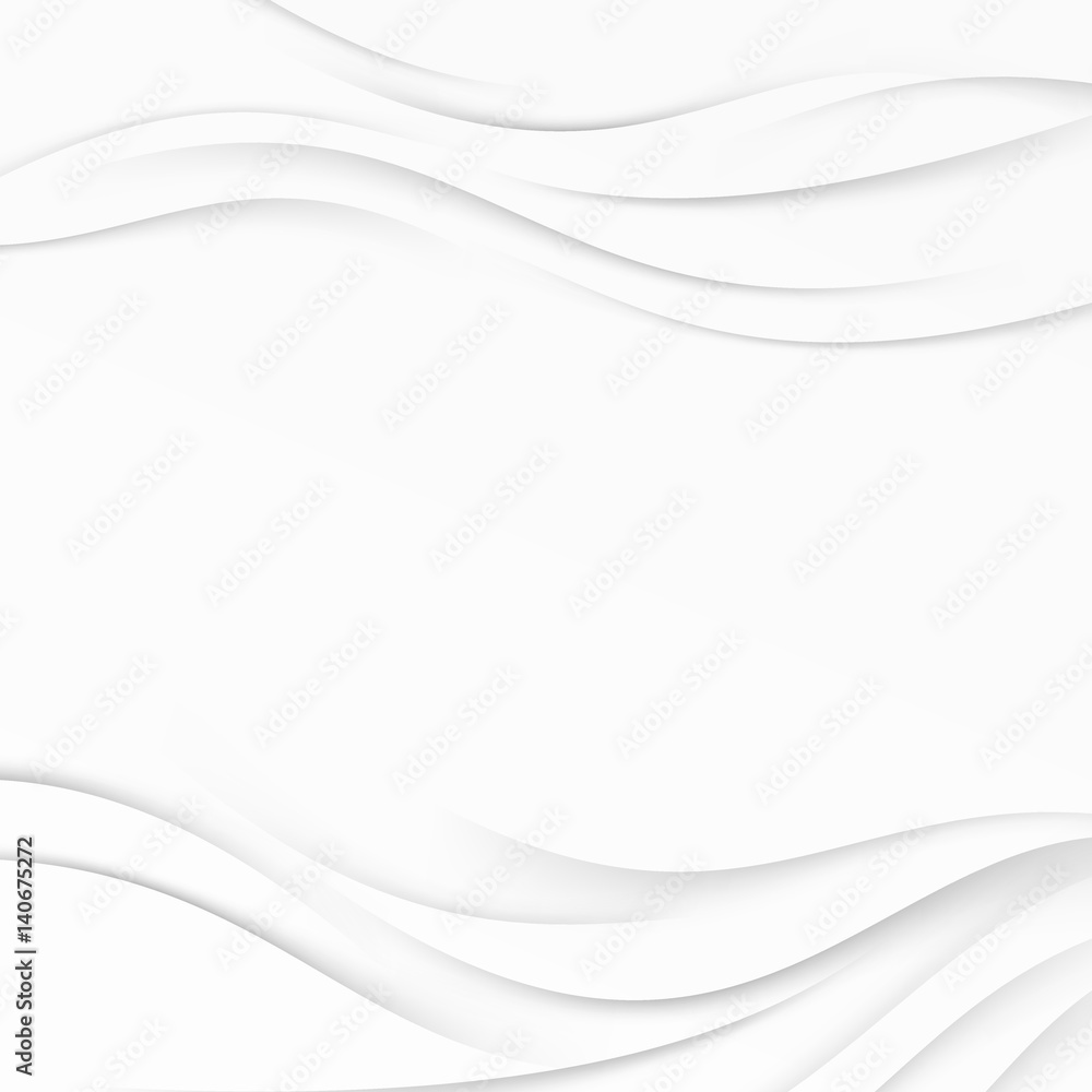 Obraz premium Soft satin swoosh wave lines layout