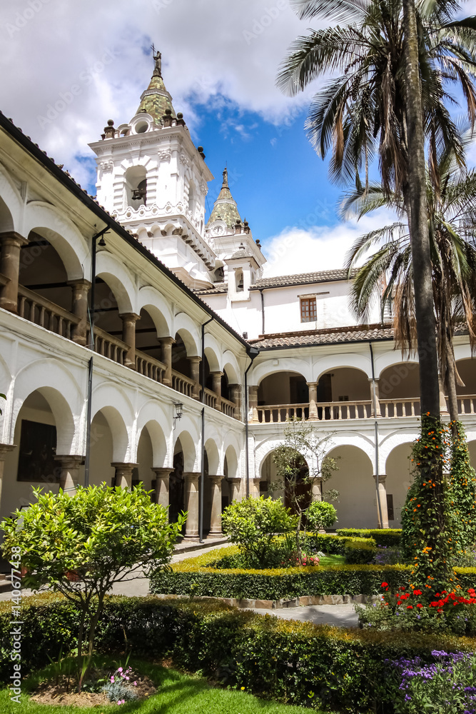Patio Convento de San Francisco, Quito, Ecuador
