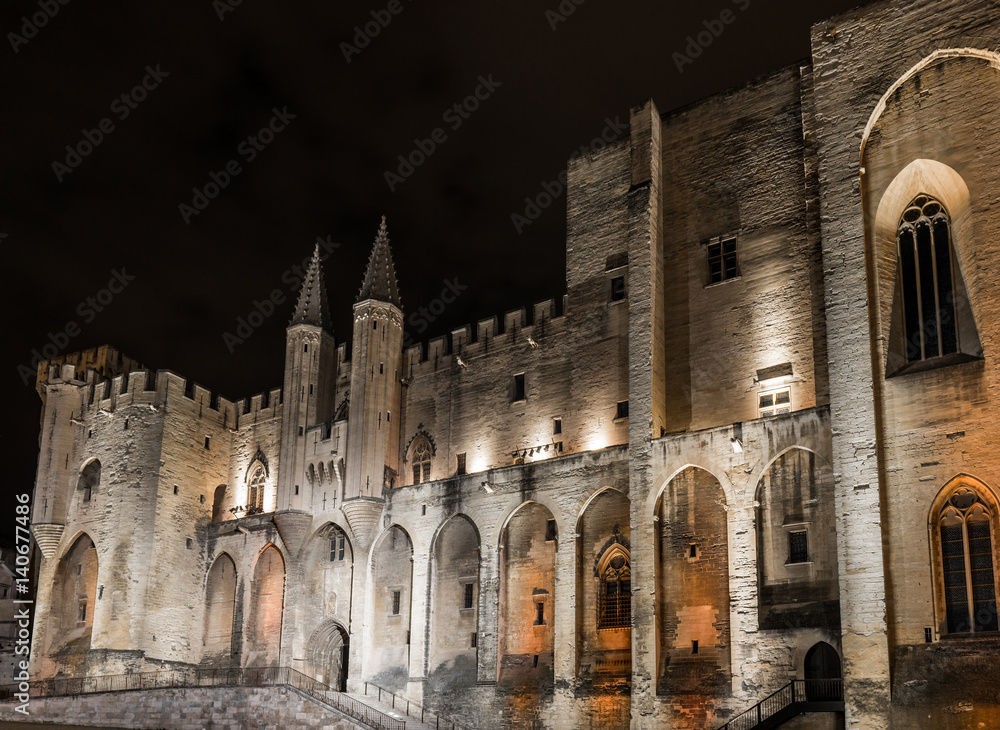 Fototapeta premium Avignon, le Palais des Papes