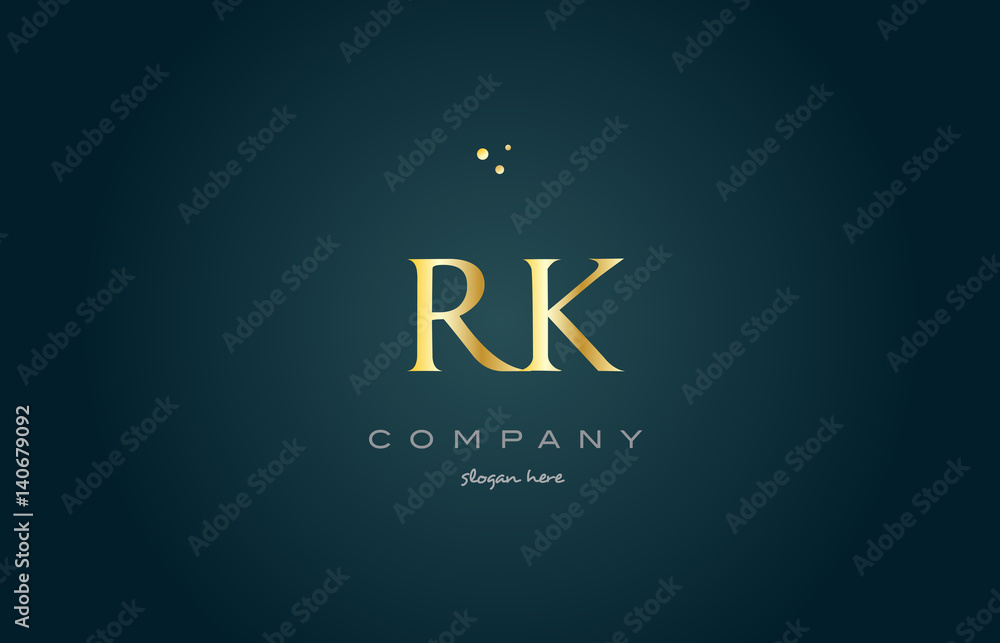 rk r k gold golden luxury alphabet letter logo icon template rk r k gold golden luxury alphabet letter logo icon template