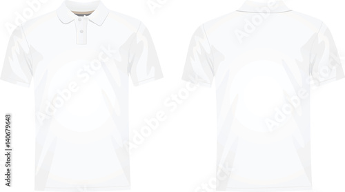Man polo t shirt vector