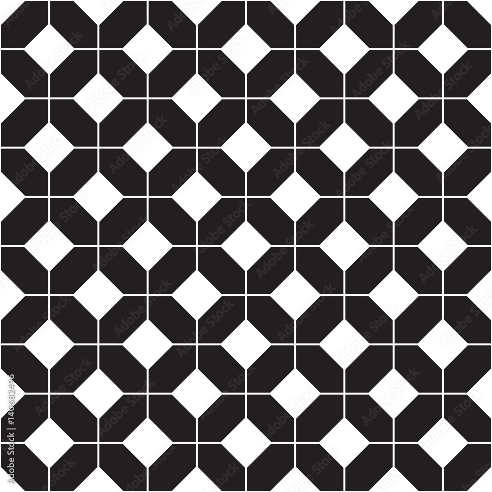 Stylish minimalistic black and white ornament. Seamless vector pattern Stylish minimalistic black and white ornament. Seamless vector pattern
