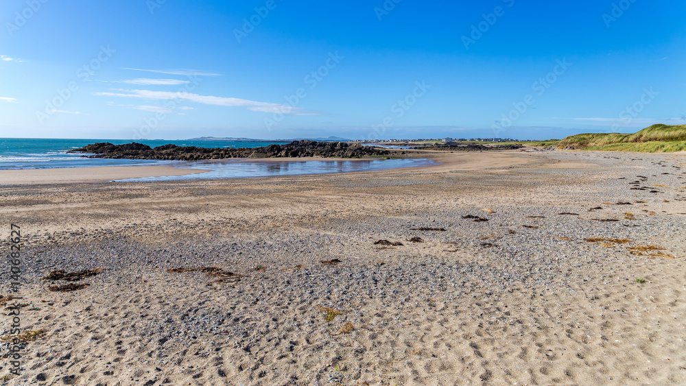 Porth Nobla Beach, near Rhosneigr, Isle of Anglesey, Wales, UK