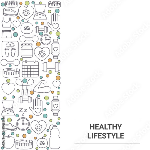 Healthy lifestyle concept.