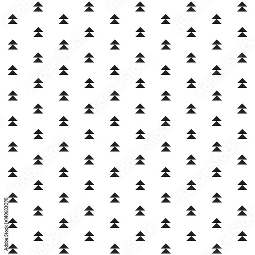 Minimalistic geometric seamless vector pattern with triangles