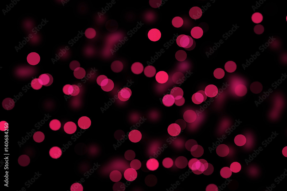Lights blurred bokeh background from christmas night party for your design, vintage or retro color toned.