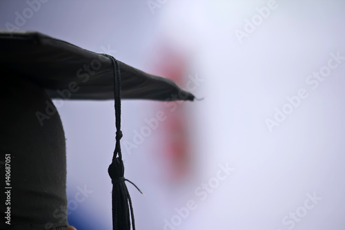 Man in a graduation cap 