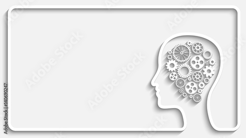 Human head gears frame