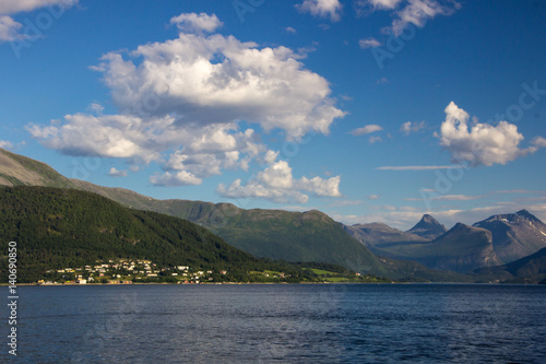 Fjord near Molde in Norway