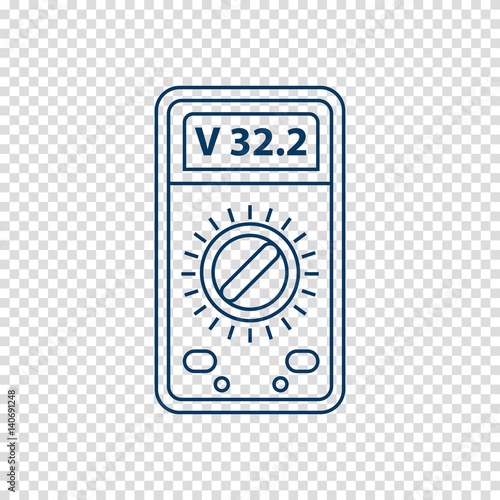 multimeter vector icon