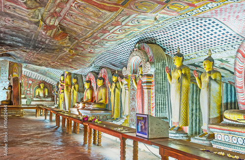 In Caves of Dambulla photo