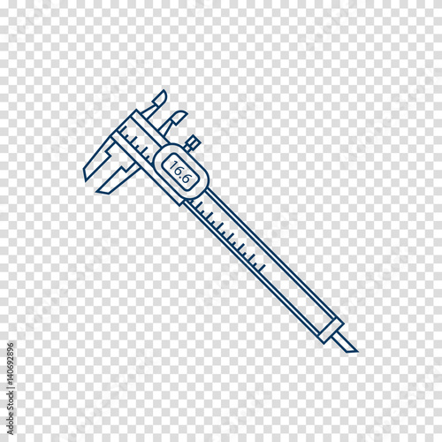 calipers vector icon