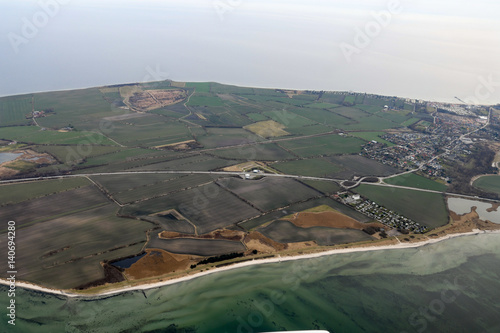 The north of Germany and Hamburg from above photo