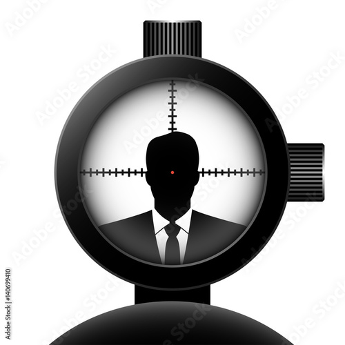 optical sight. Vector