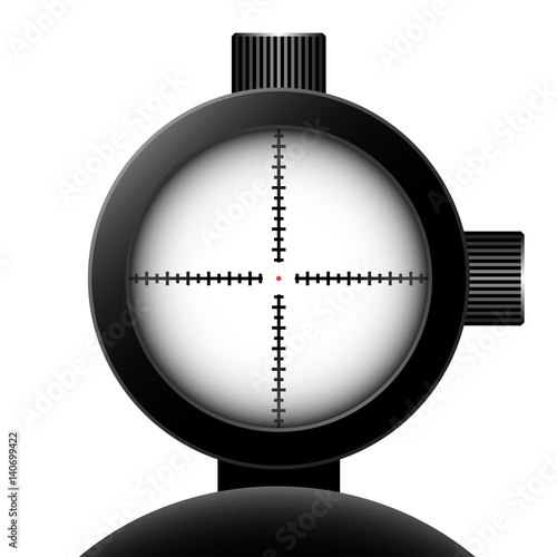 optical sight. Vector