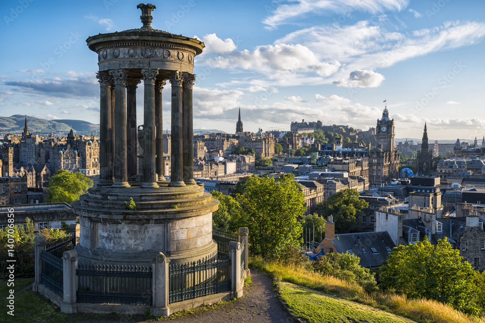 Sunset in Edinburgh