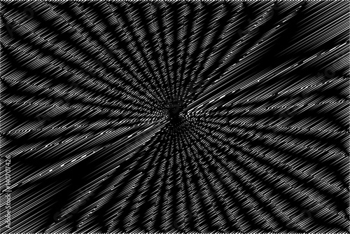 Abstract vector striped background - scribble, doodles - Vector background