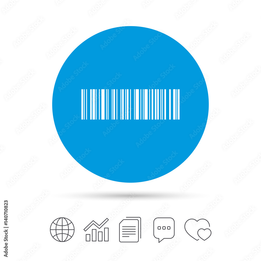Bar code sign icon. Scan code symbol. Bar code sign icon. Scan code symbol.