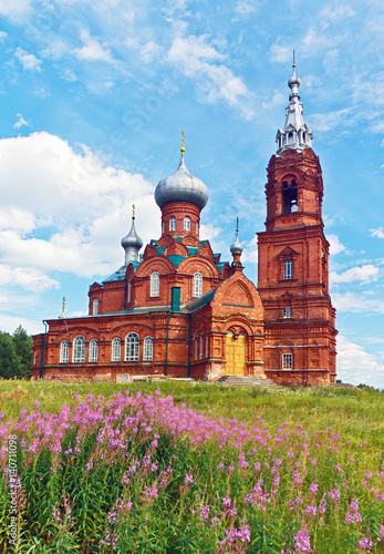 Old church in Shirkovo - Russia photo