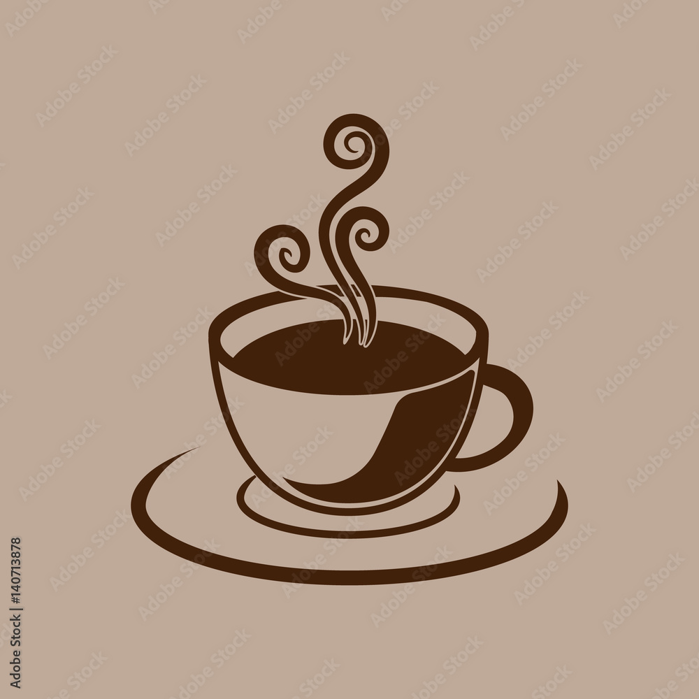 Obraz premium Coffe vector. Isolated.