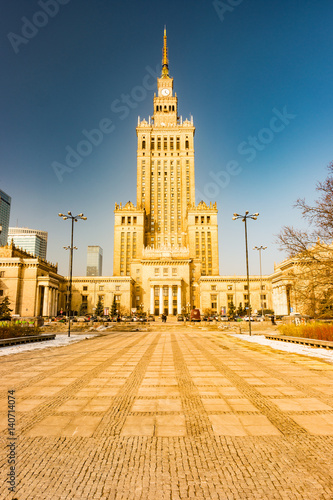 Warsaw Palace of Culture and Science is the city's most visible landmark and tallest building in Poland