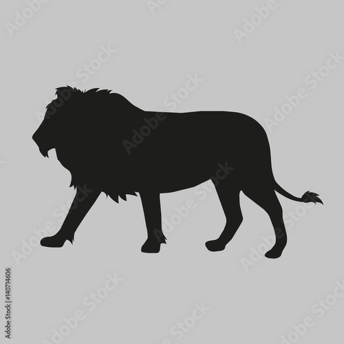 Wallpaper Mural Lion silhouette Torontodigital.ca