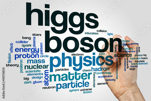 Higgs boson american word cloud photo
