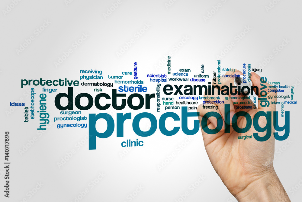 Proctology word cloud Proctology word cloud