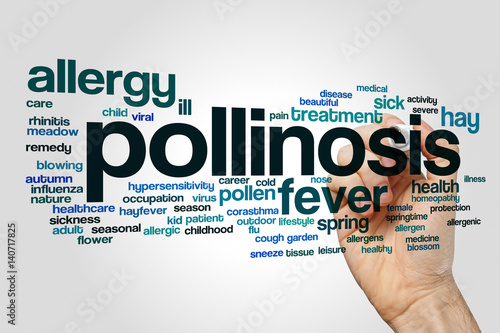 Pollinosis word cloud photo