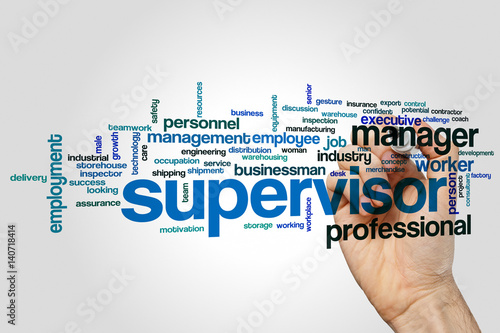 Supervisor word cloud