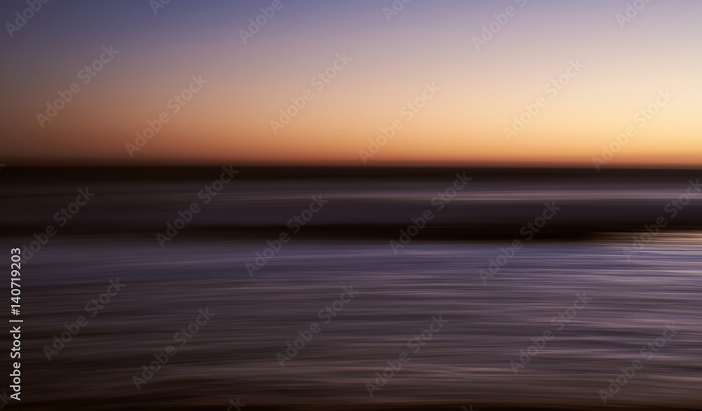 Obraz premium Abstract smooth lines and sunset colors