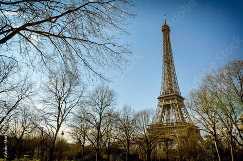 Paris Eiffel Tower vintage effect © Marco Saracco