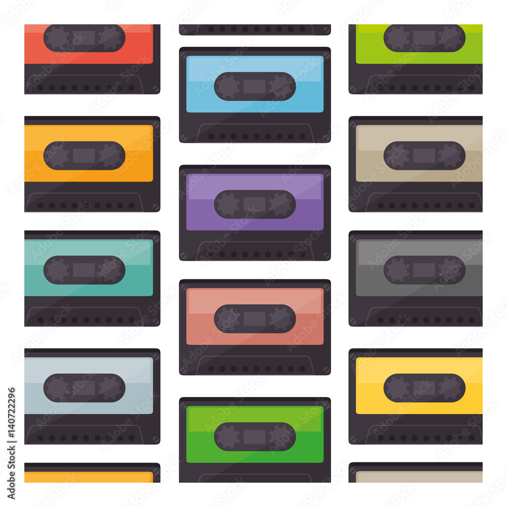 cassette old music icon vector illustration design cassette old music icon vector illustration design