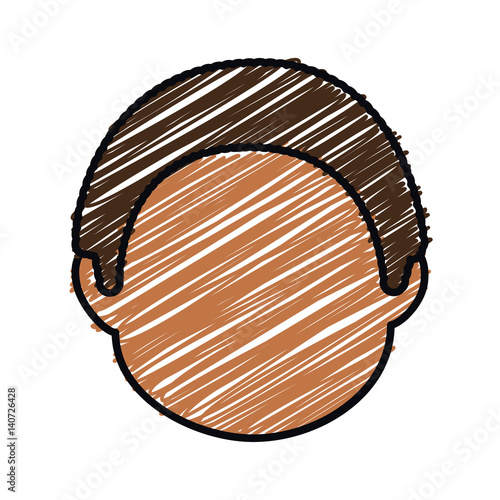 african man ethnicity avatar character vector illustration design