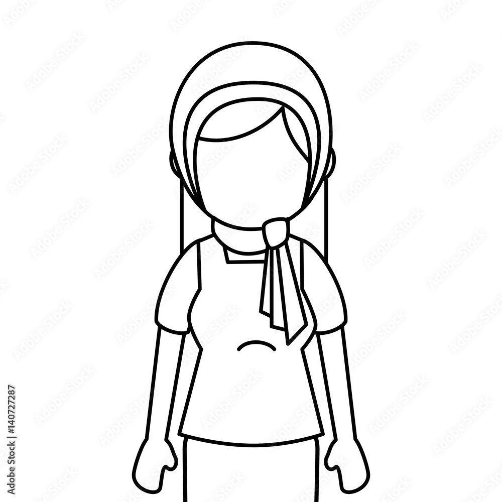 muslim cute woman ethnicity character vector illustration design muslim cute woman ethnicity character vector illustration design