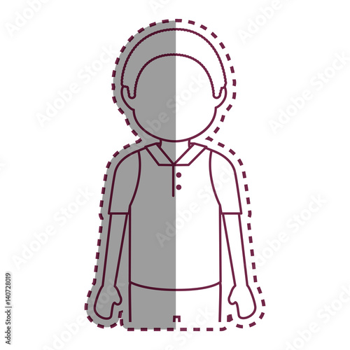 african man ethnicity avatar character vector illustration design