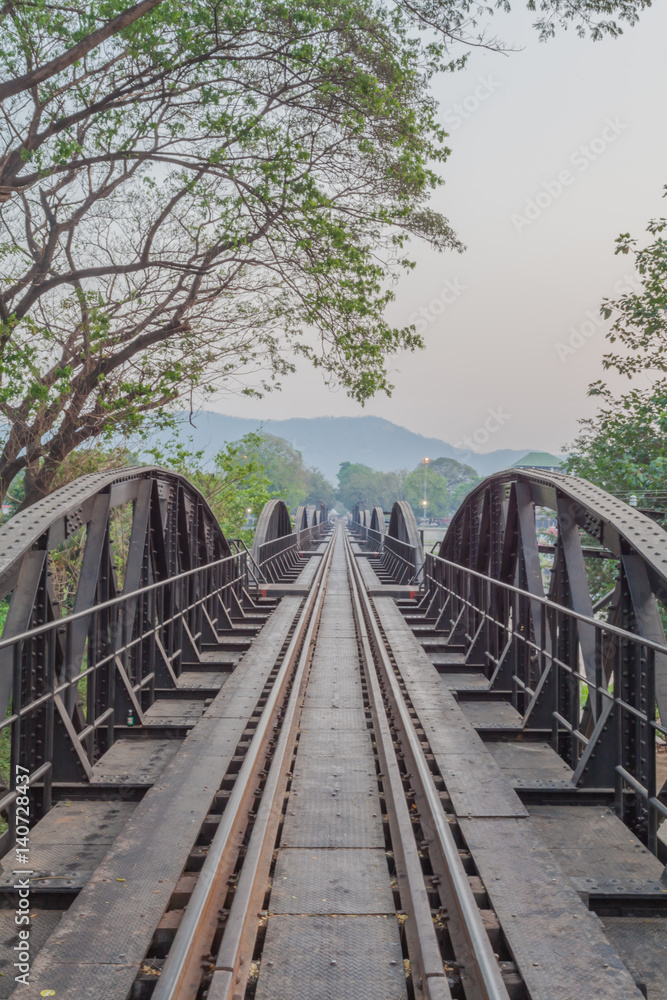 During World War Two Japan constructed the meter gauge railway line from Thailand to Buma. The line passing through the scenic Three Pagodas pass run for 250 miles.This is now know the Death Railway.
