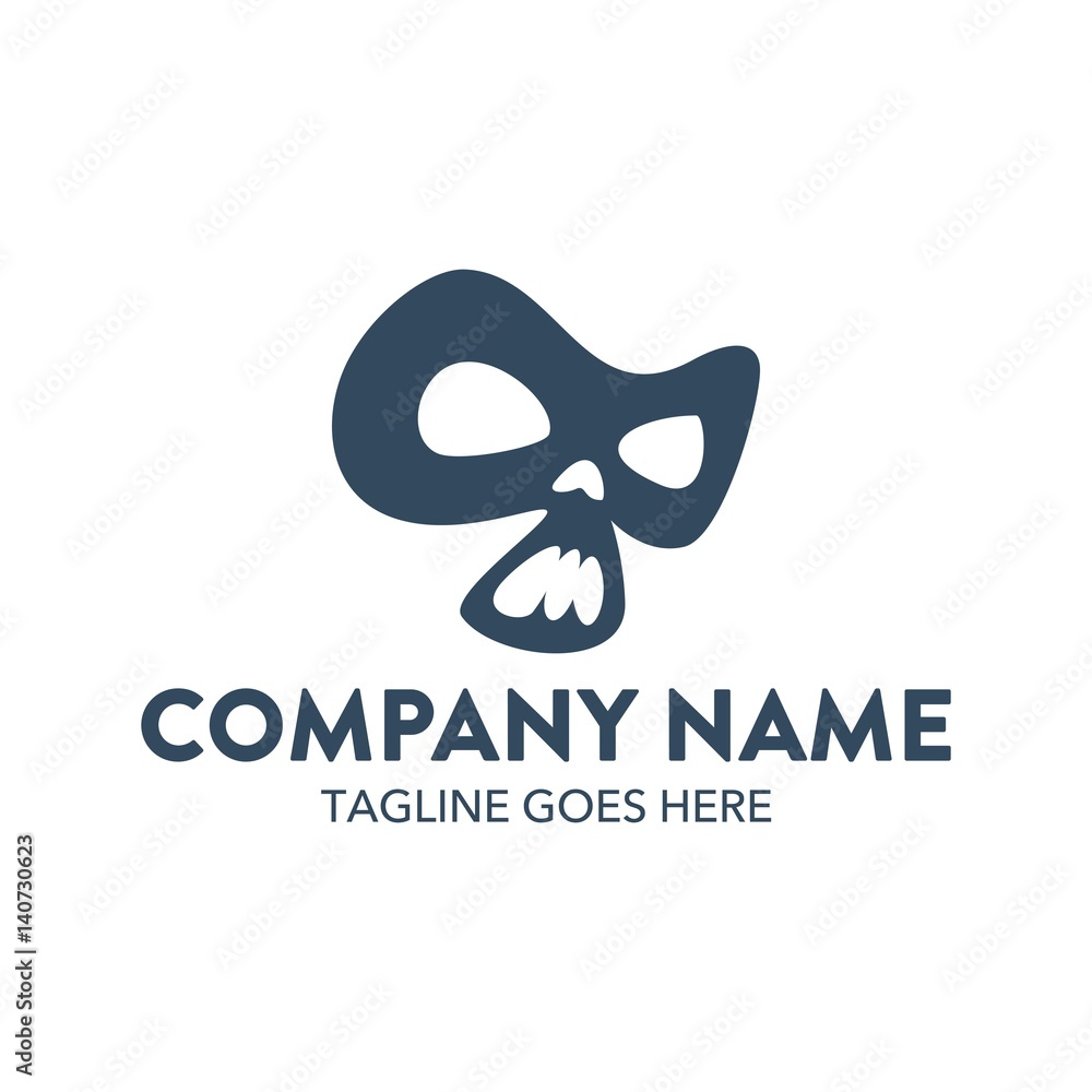 Unique Skull Logo Unique Skull Logo