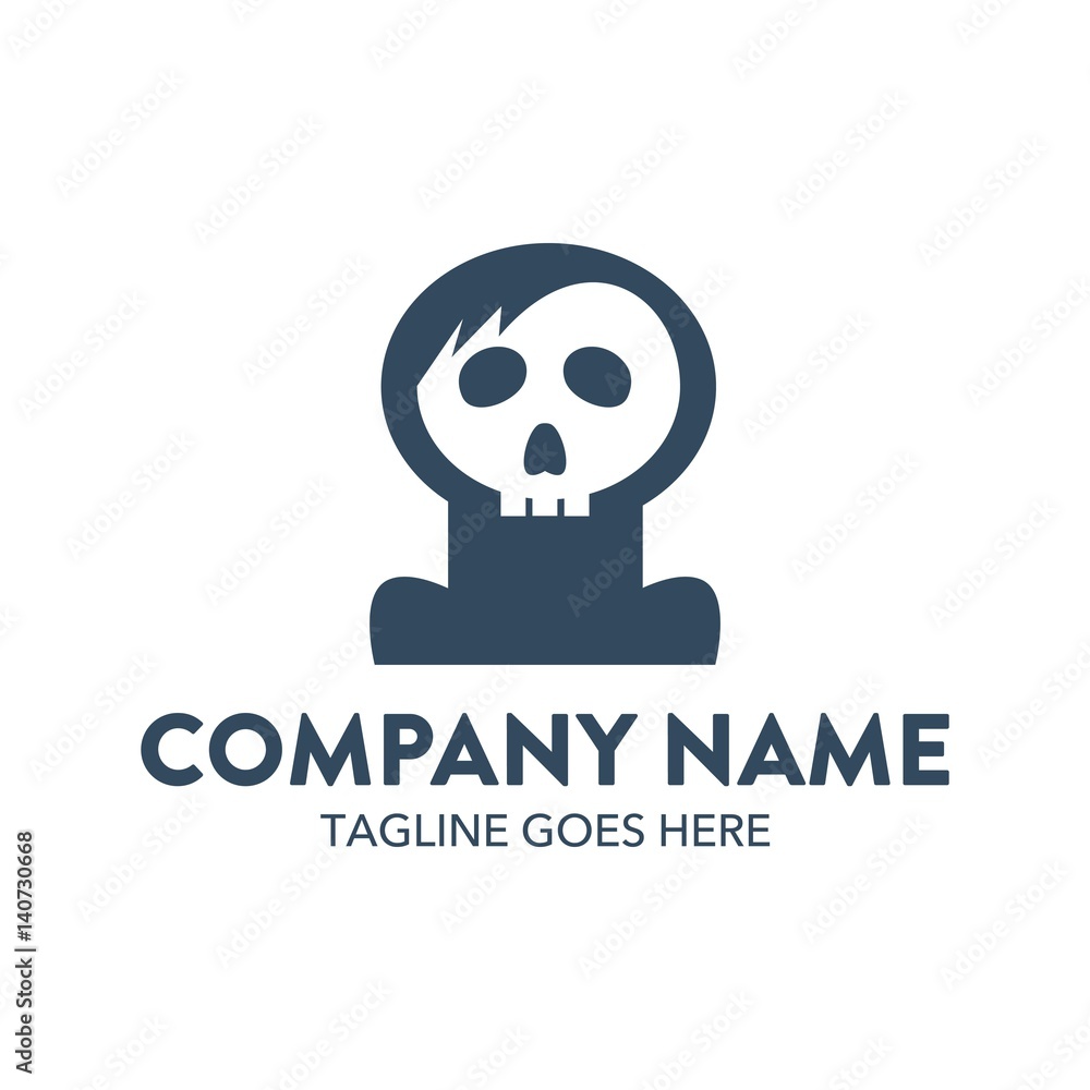 Unique Skull Logo Unique Skull Logo